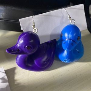 Ducky earrings!!